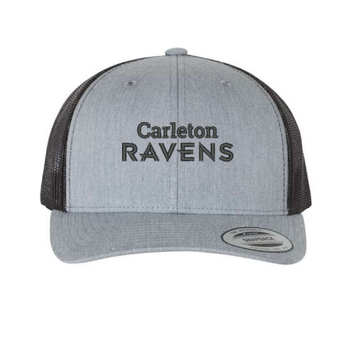 Yupoong Adult Wordmark Embroidered Trucker Cap Thumbnail