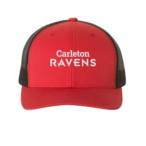 Yupoong Adult Wordmark Embroidered Trucker Cap Thumbnail