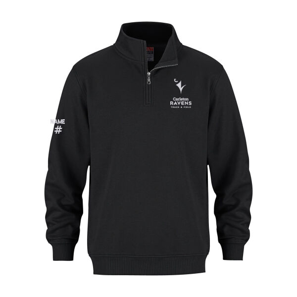 Flux Unisex Track & Field Emblem Embroidered Quarter-Zip Thumbnail